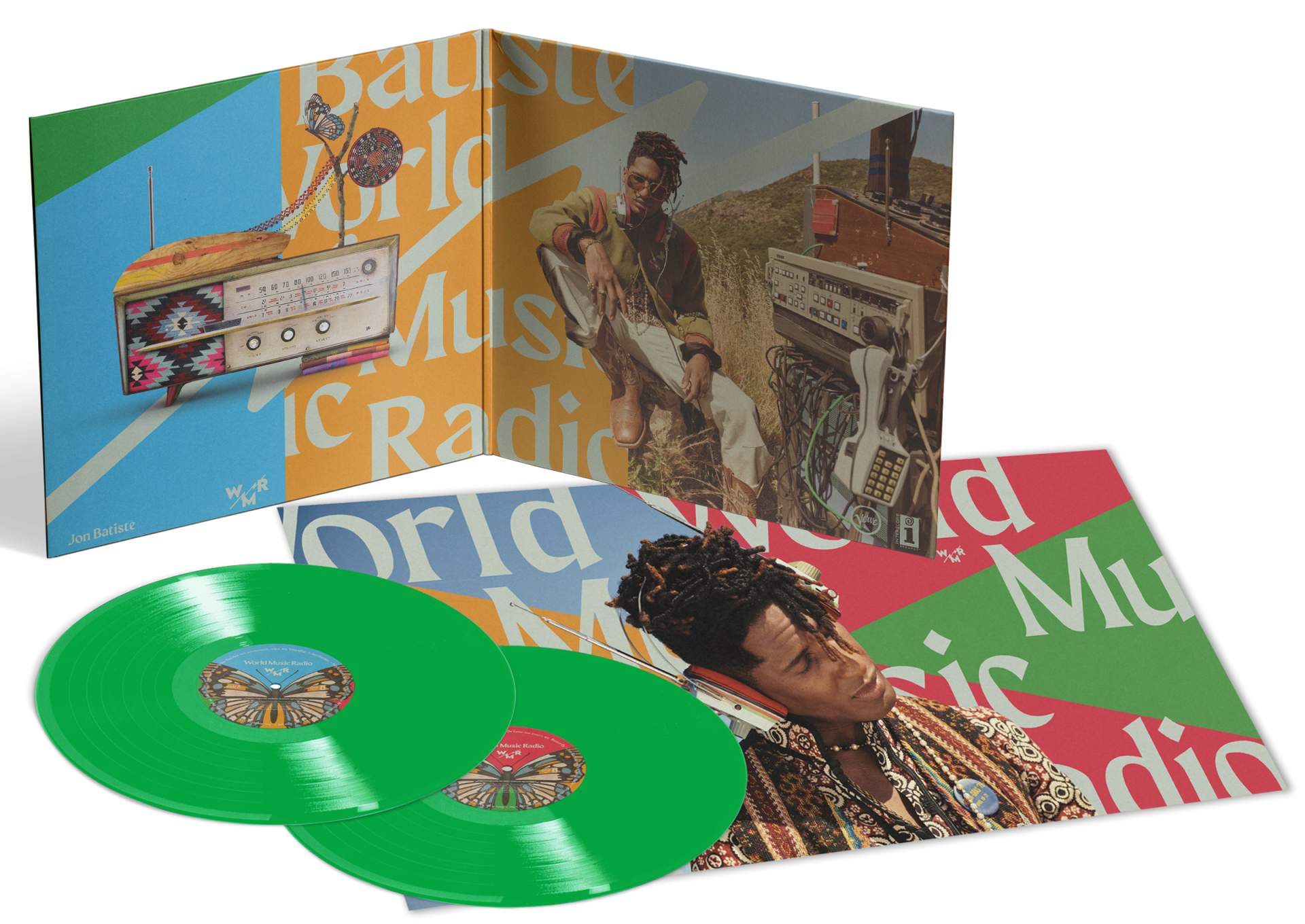 World Music Radio (Neon Green Vinyl) Signed – Jon Batiste Official Store